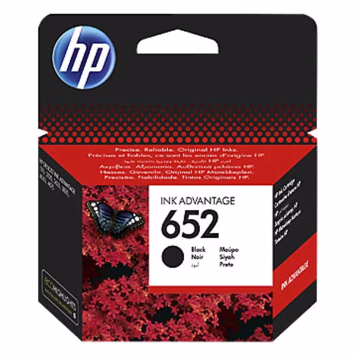 HP 652 Black Original Ink Cartridge Advantage (F6V25AE)